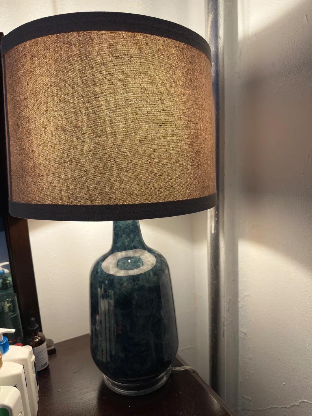 ZLJKHSHOP Ceramic Table Lamp - Blue image indicator(5)