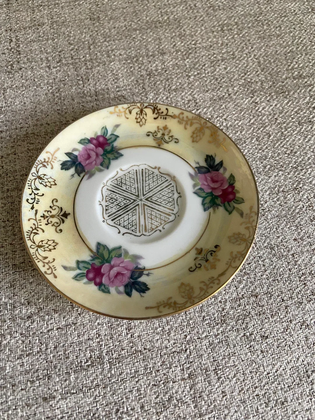 Vintage Made in Japan Floral Saucer thumbnail