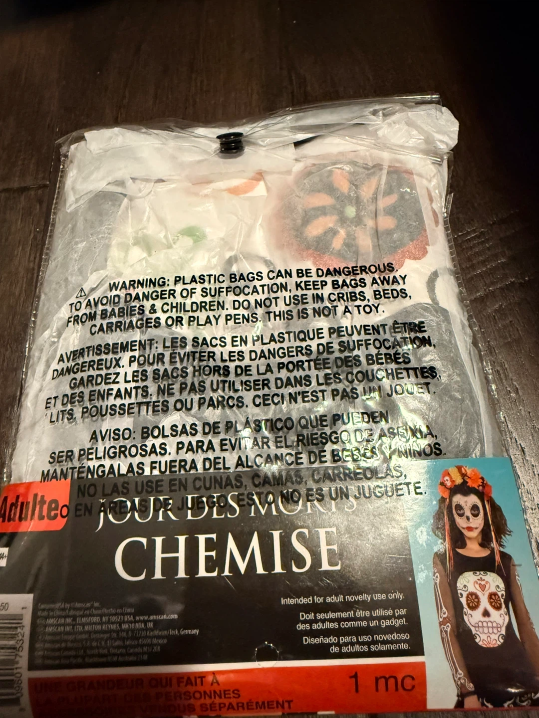 Day of the Dead Shirt - One Size - photo 3
