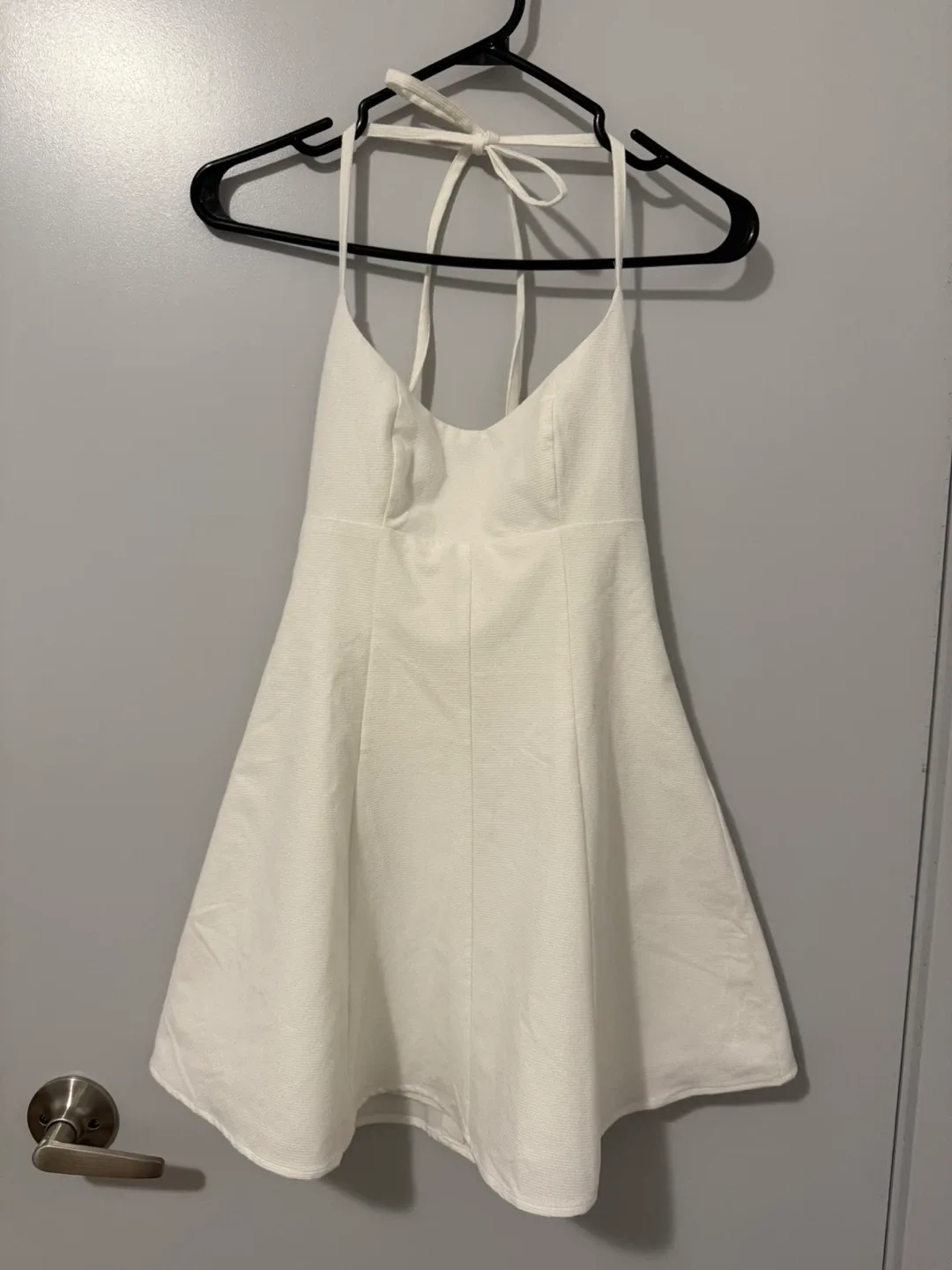 White Halter Sundress - Size XSmall thumbnail
