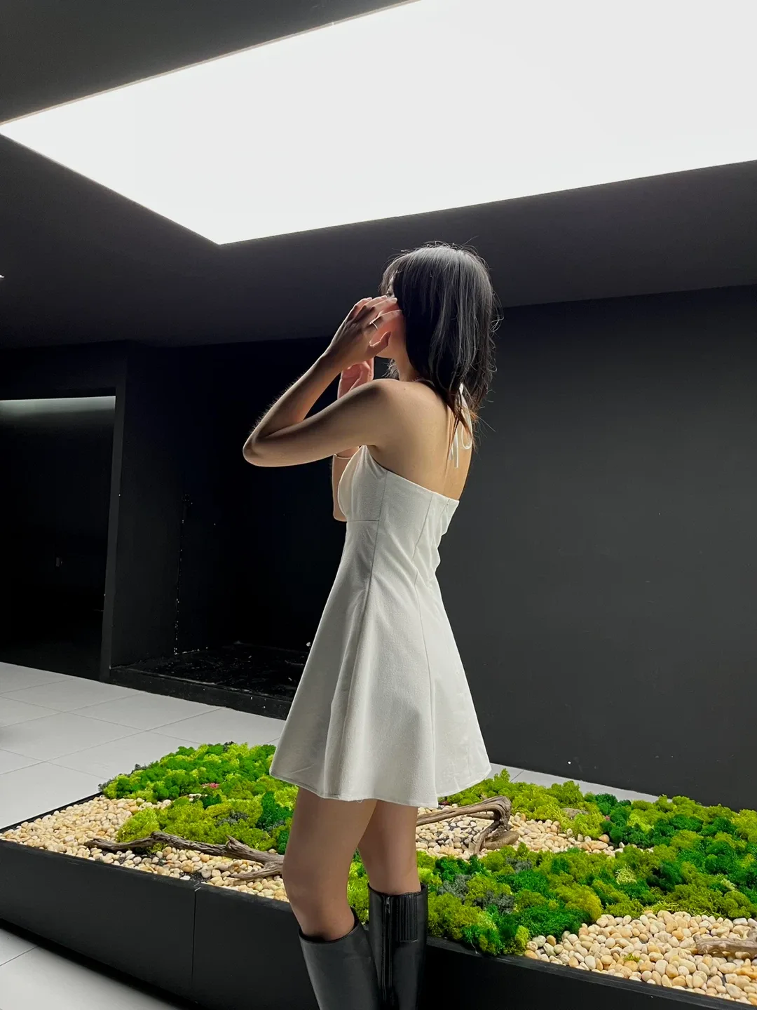 White Halter Sundress - Size XSmall image indicator(6)