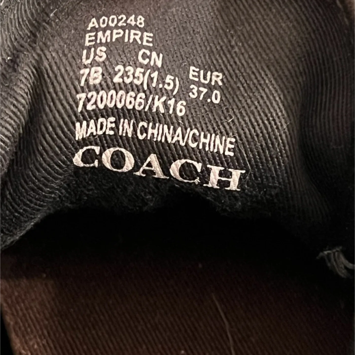 Coach Empire Signature Canvas Sneakers – Women’s Size 7B (EU 37) image indicator(8)