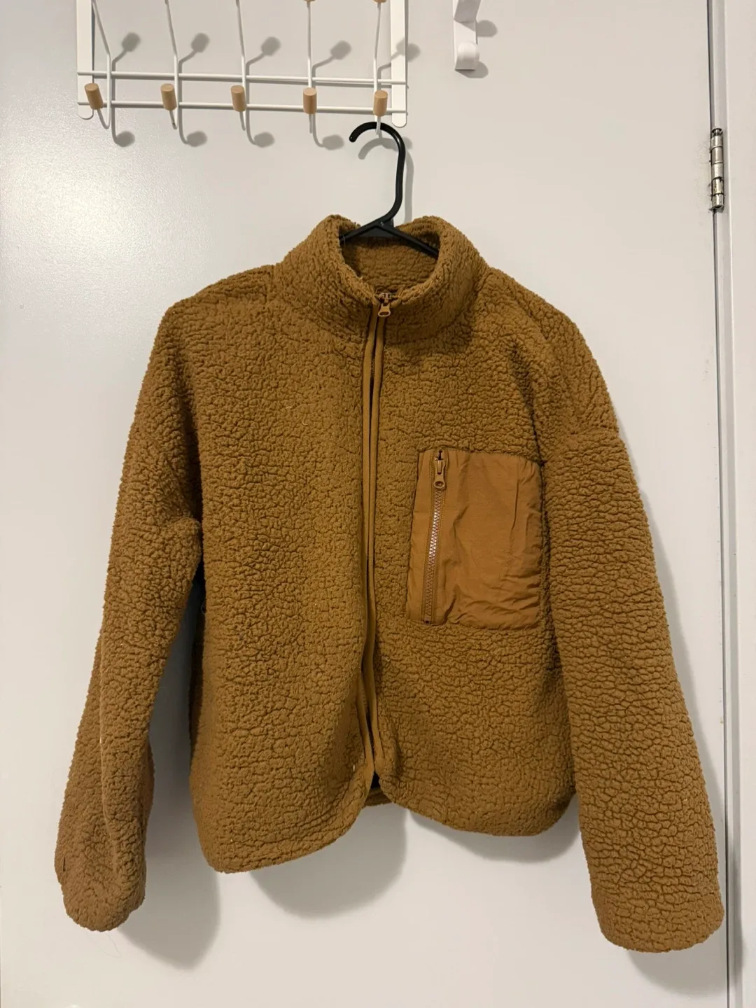Forever 21 Brown Sherpa Jacket thumbnail