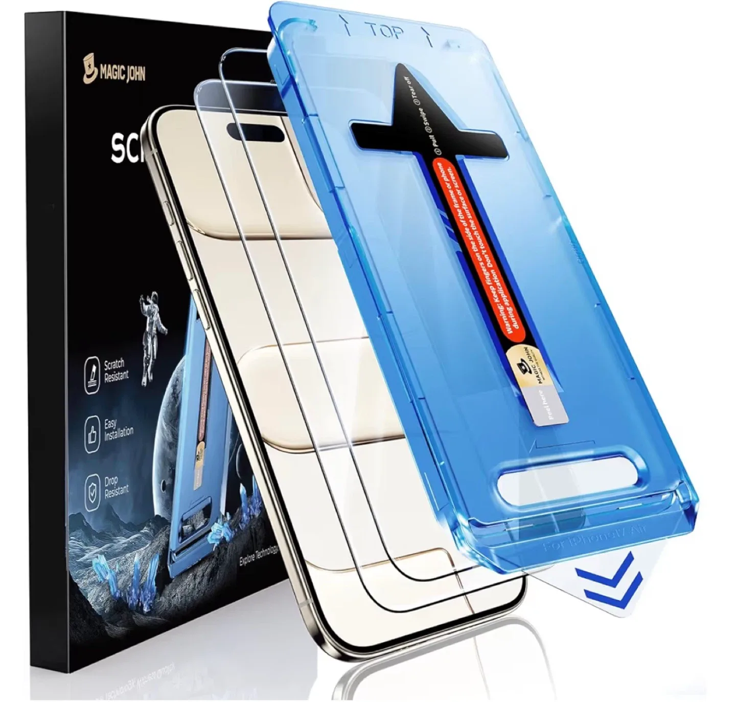 iPhone Air cases (2x) + screen protectors (7x) worth $130+ image indicator(6)