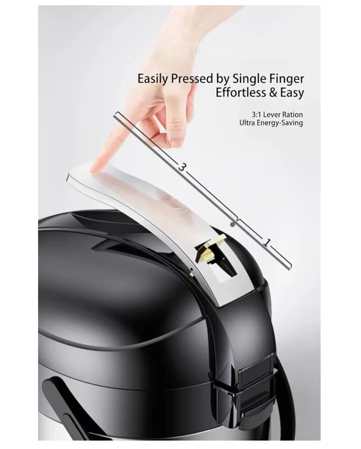 Thermal Coffee Carafe 118 Oz, Hot for 12Hrs & Cold for 24Hrs image indicator(4)