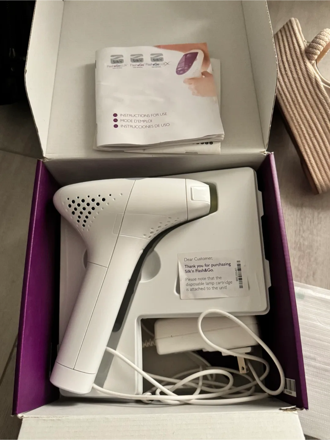 Silk'n Flash&Go Hair Removal Device - Like New! image indicator(2)
