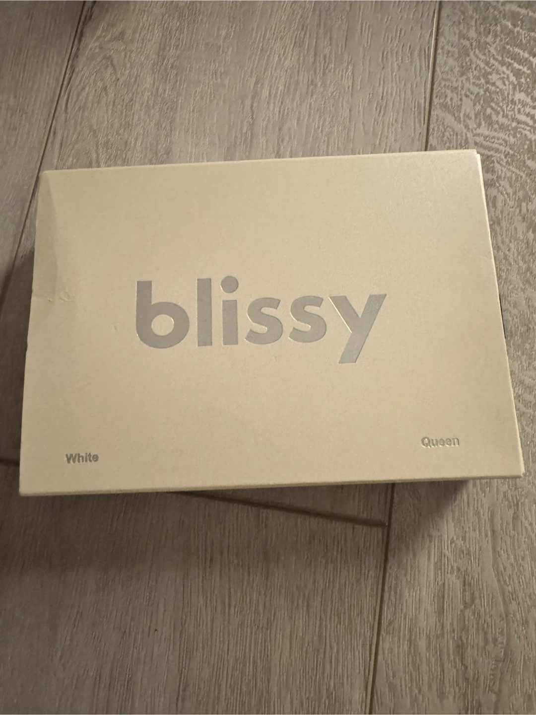New Blissy Queen White Pillowcase
