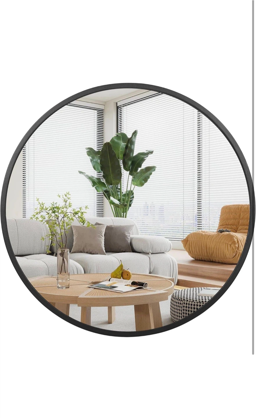 Round Wall Mirror - 18inch