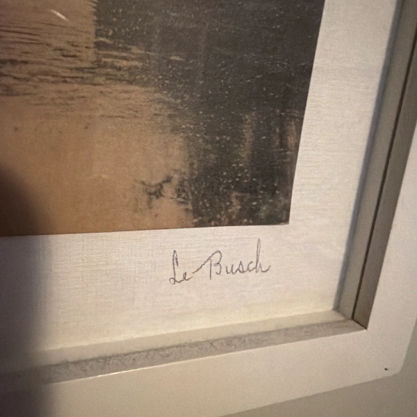 Le Busch "Falls beyond the Bridge" Framed Print image indicator(3)