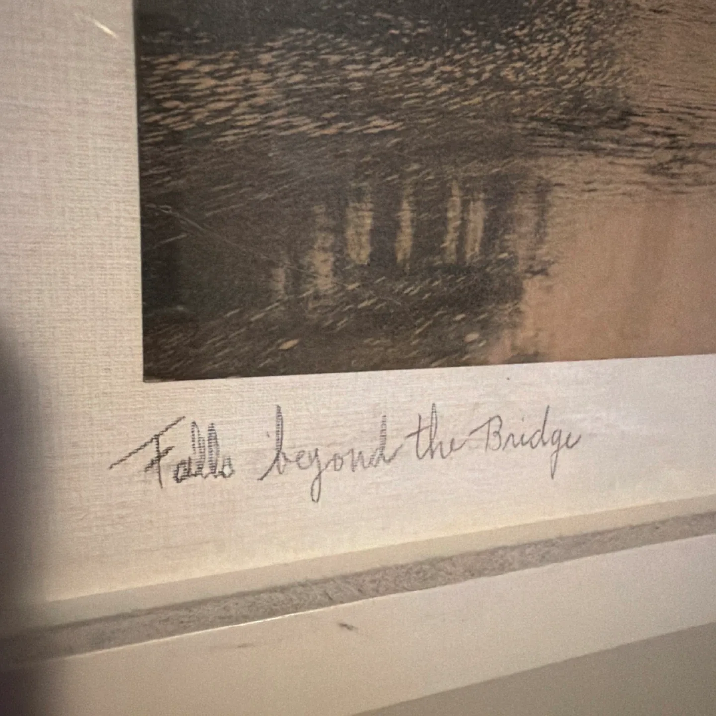 Le Busch "Falls beyond the Bridge" Framed Print image indicator(2)