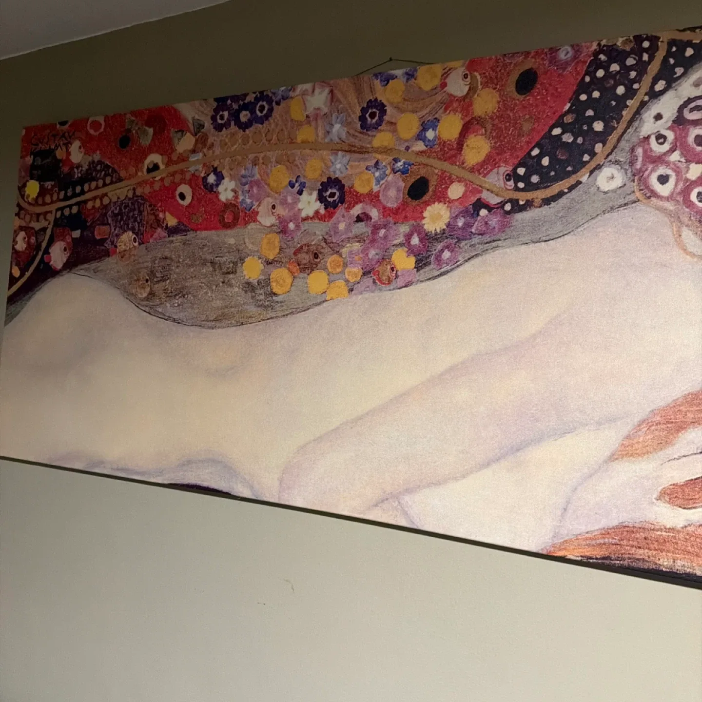 Klimt's 'Water Serpents I' Canvas Print image indicator(3)