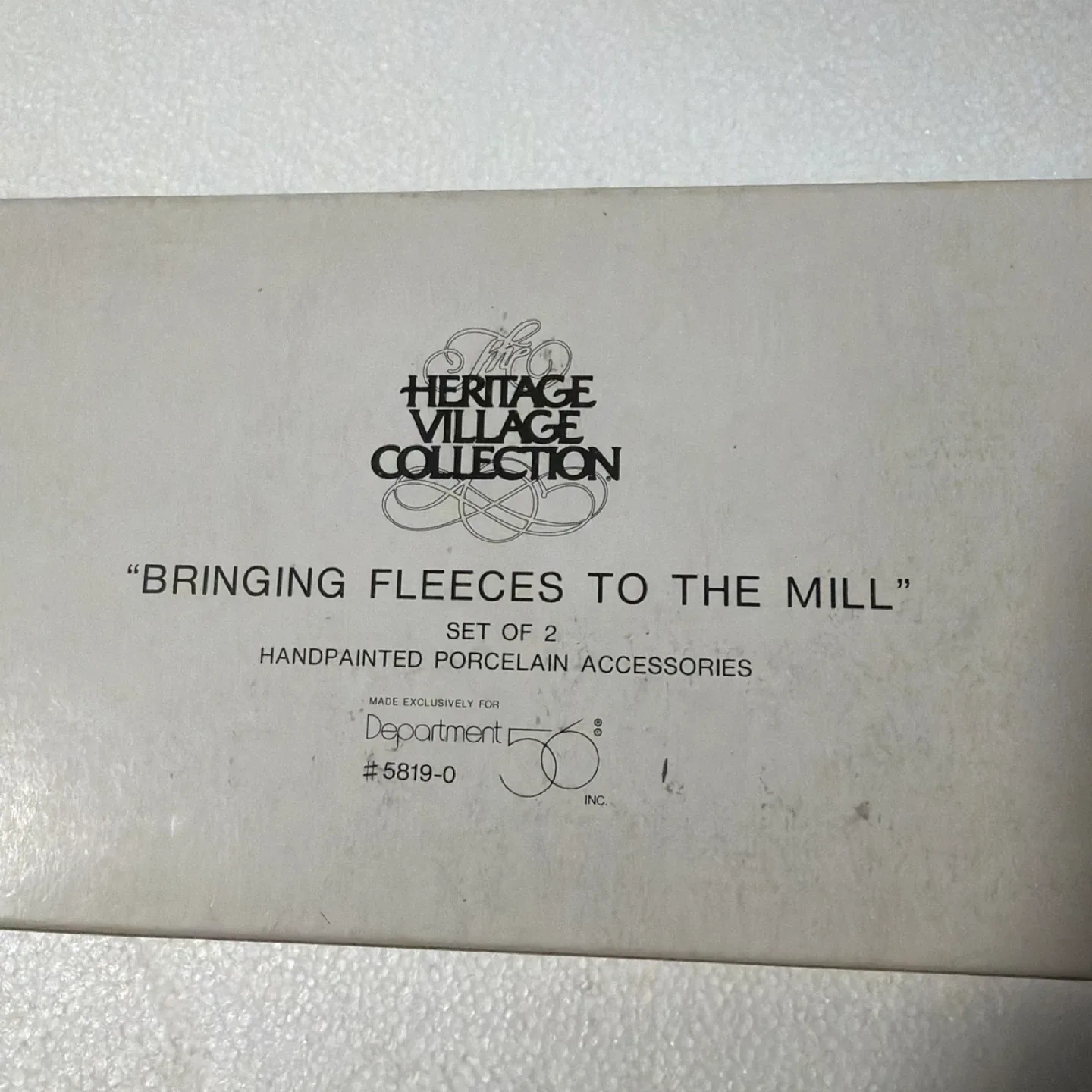 Heritage Village Collection "Bringing Fleeces to the Mill" image indicator(5)