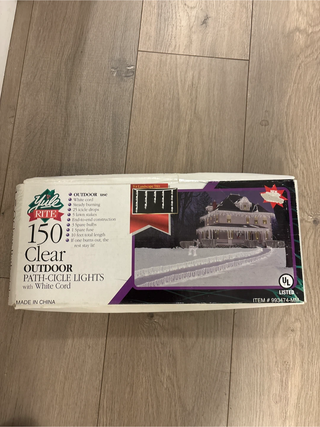Yule Rite 150 Clear Outdoor Path-Cicle Lights - photo 2