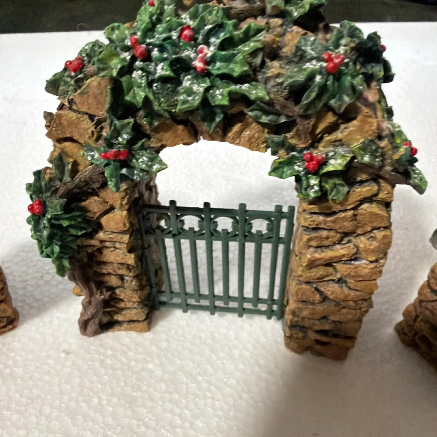 Village Stone Corner Posts with Holly Tree and Stone Archway image indicator(4)