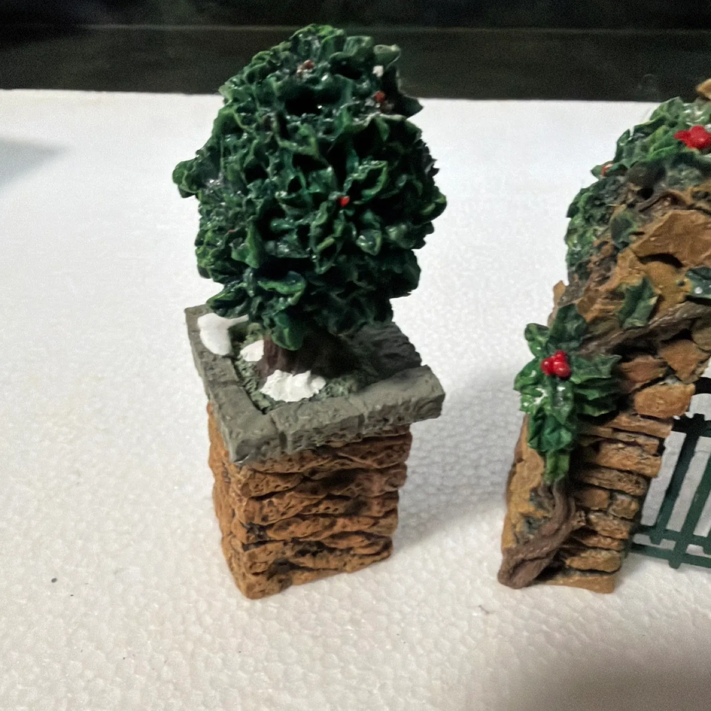 Village Stone Corner Posts with Holly Tree and Stone Archway image indicator(5)