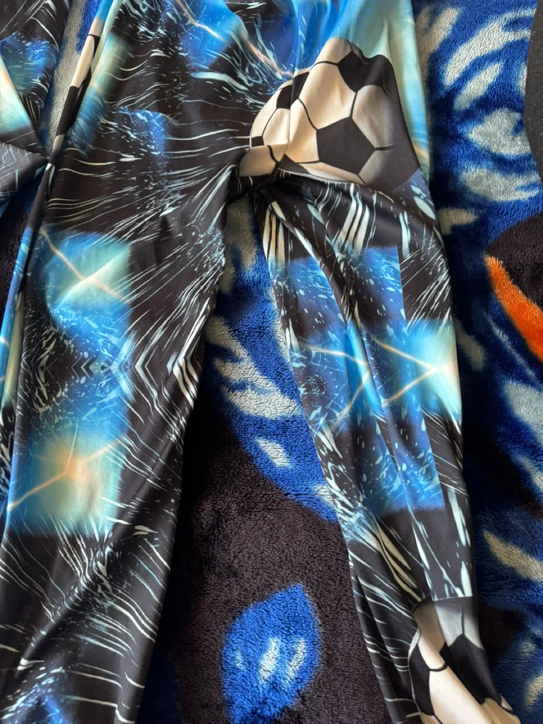 Blue Soccer Kids Tracksuit - Size 150 image indicator(4)