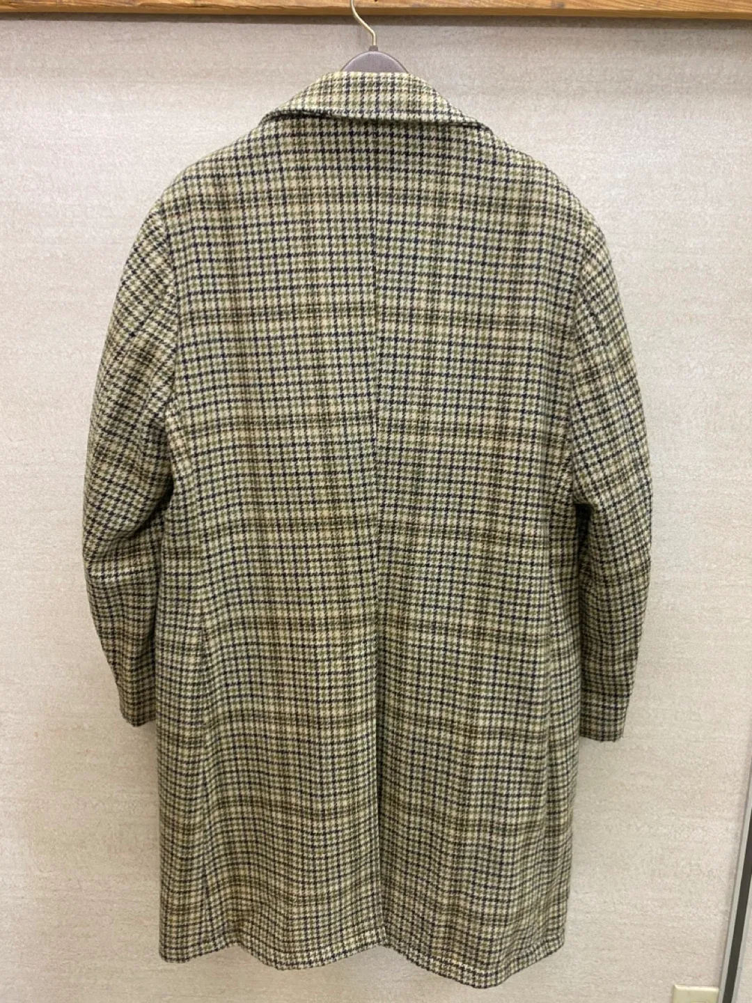 Vintage 80s Beumont Houndstooth Coat Jacket Womens - L to XL image indicator(6)