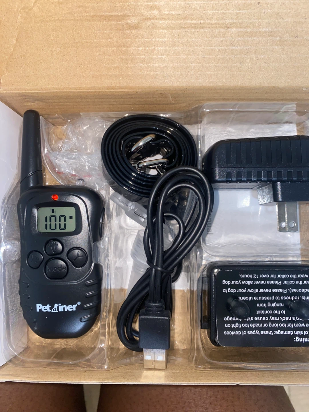 Petrainer Rechargeable Waterproof Dog Training Collar