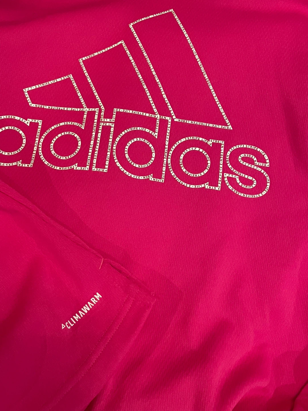 Adidas Climawarm Hoodie - Size M - Pink - photo 3