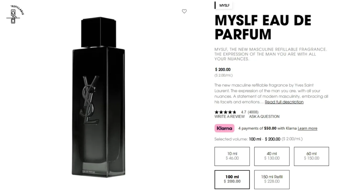 Yves Saint Laurent MYSLF Eau de Parfum image indicator(6)