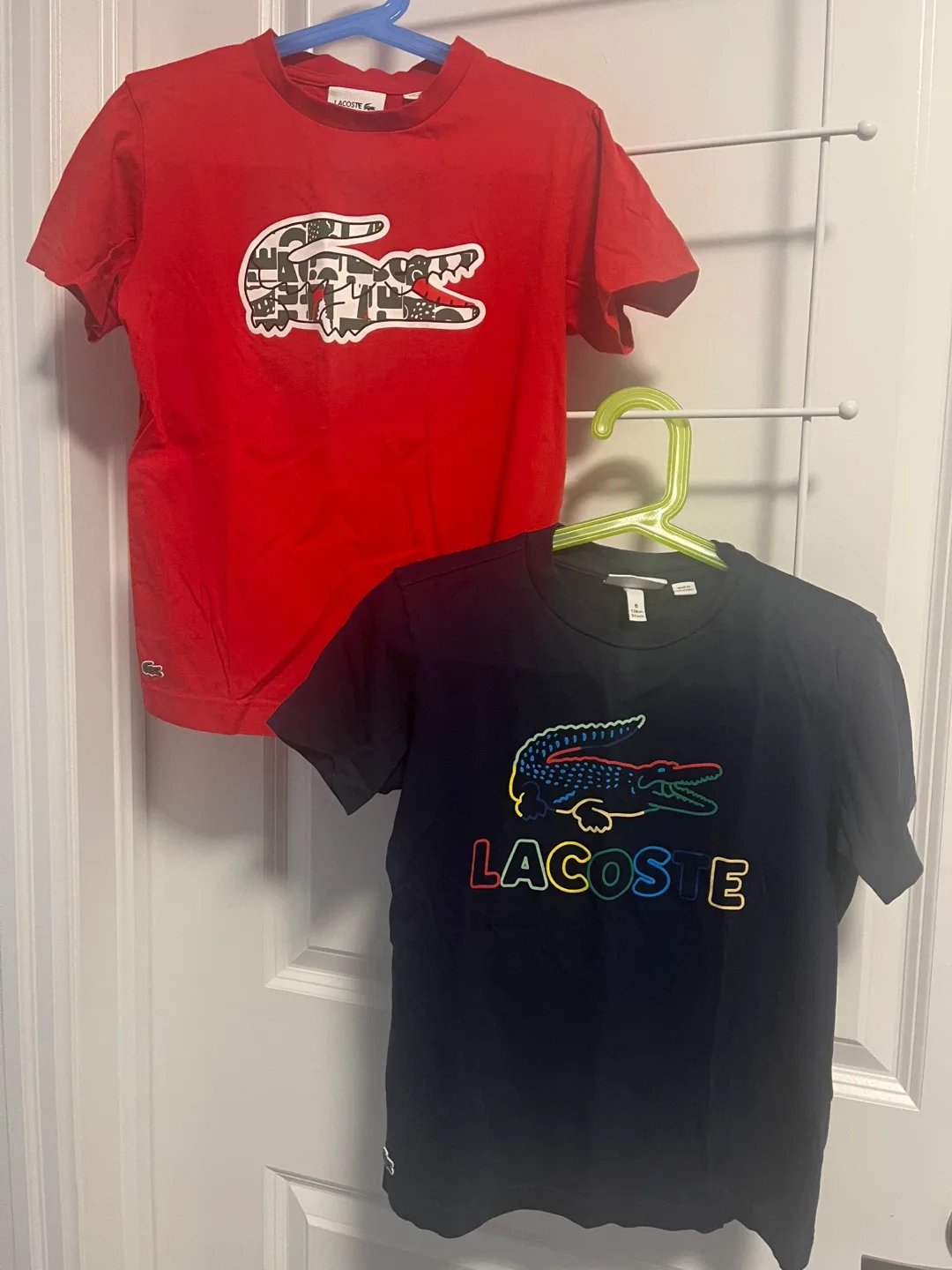 Lacoste T-Shirts (Size 8) - $30 for both