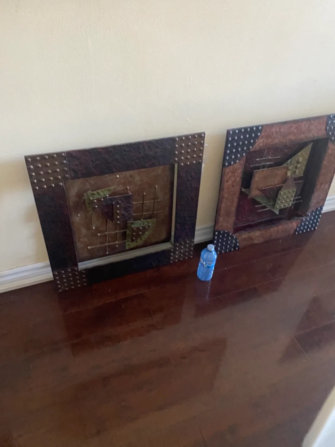 Set of 2 Framed Abstract Wall Art image indicator(5)