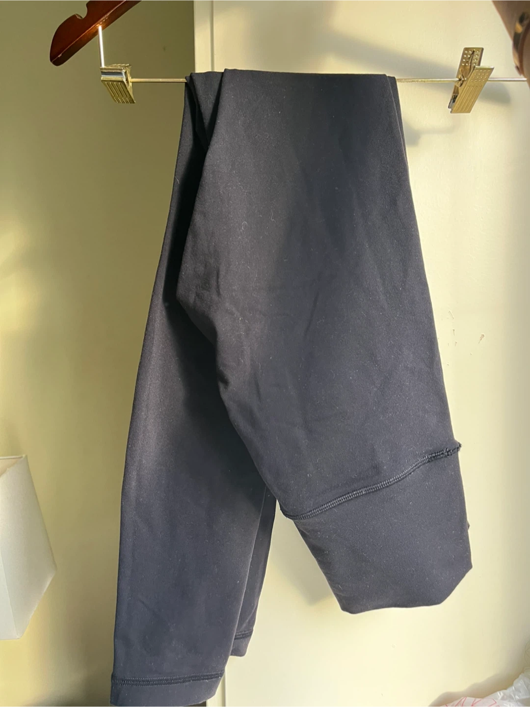 Lululemon Black Leggings. Like New. 28”