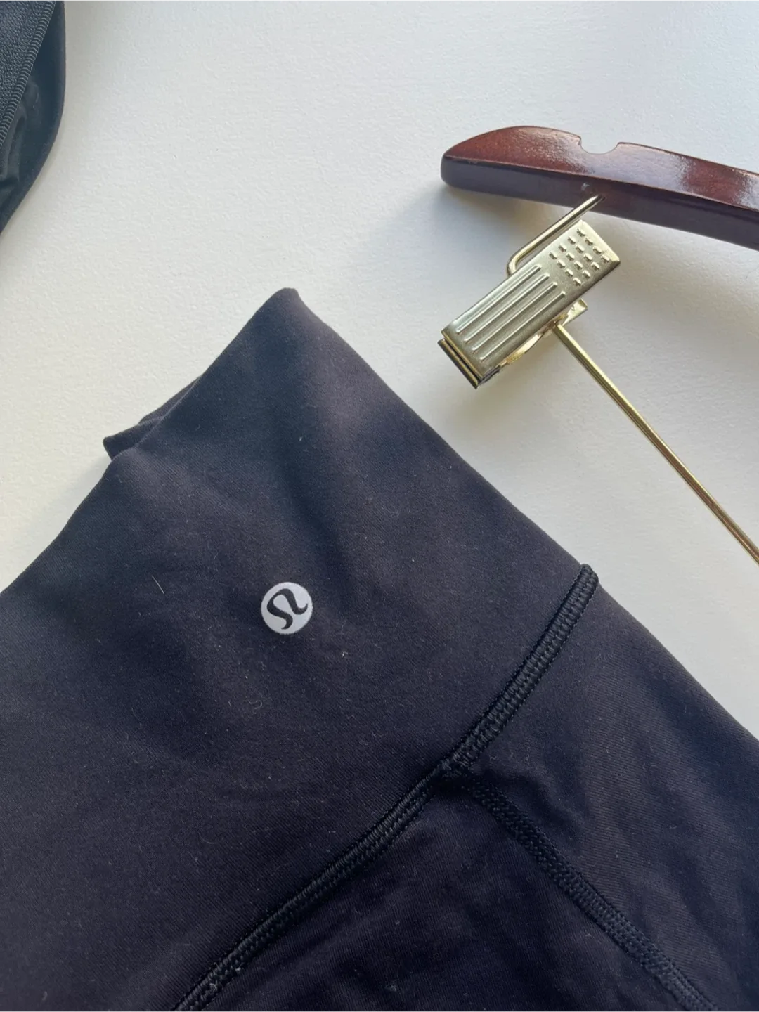 Lululemon Black Leggings. Like New. 28” image indicator(2)