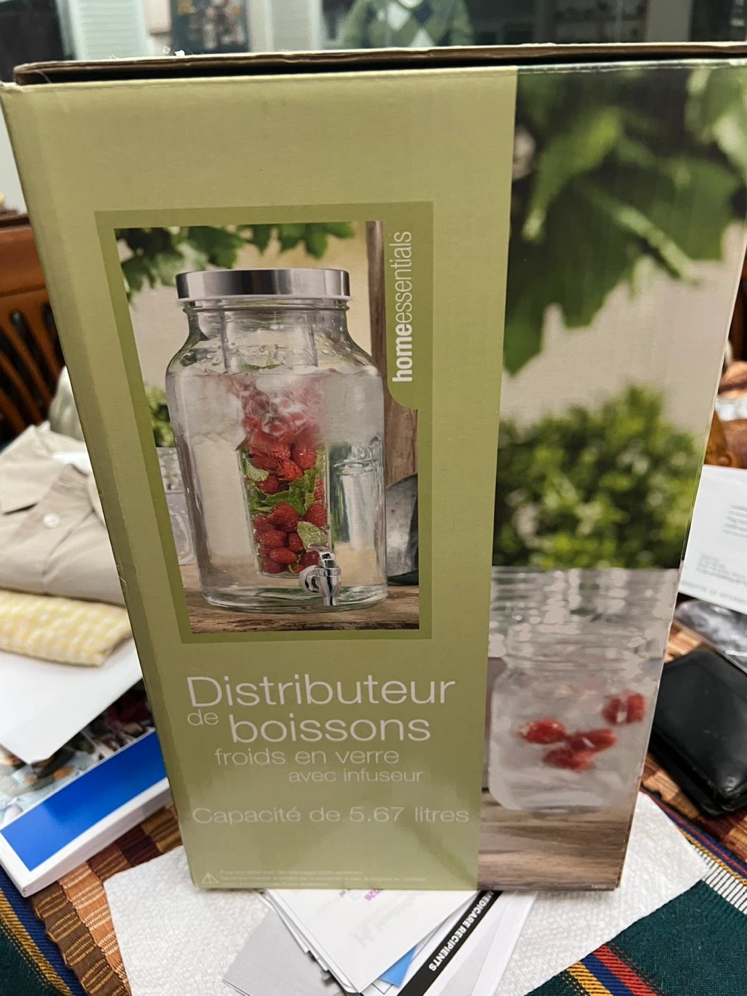 Brand new in box Home Essentials 1.5 Gallon Beverage Dispenser - photo 5