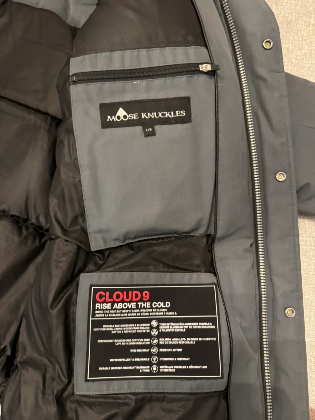 Moose Knuckles Down Parka - Size L image indicator(4)