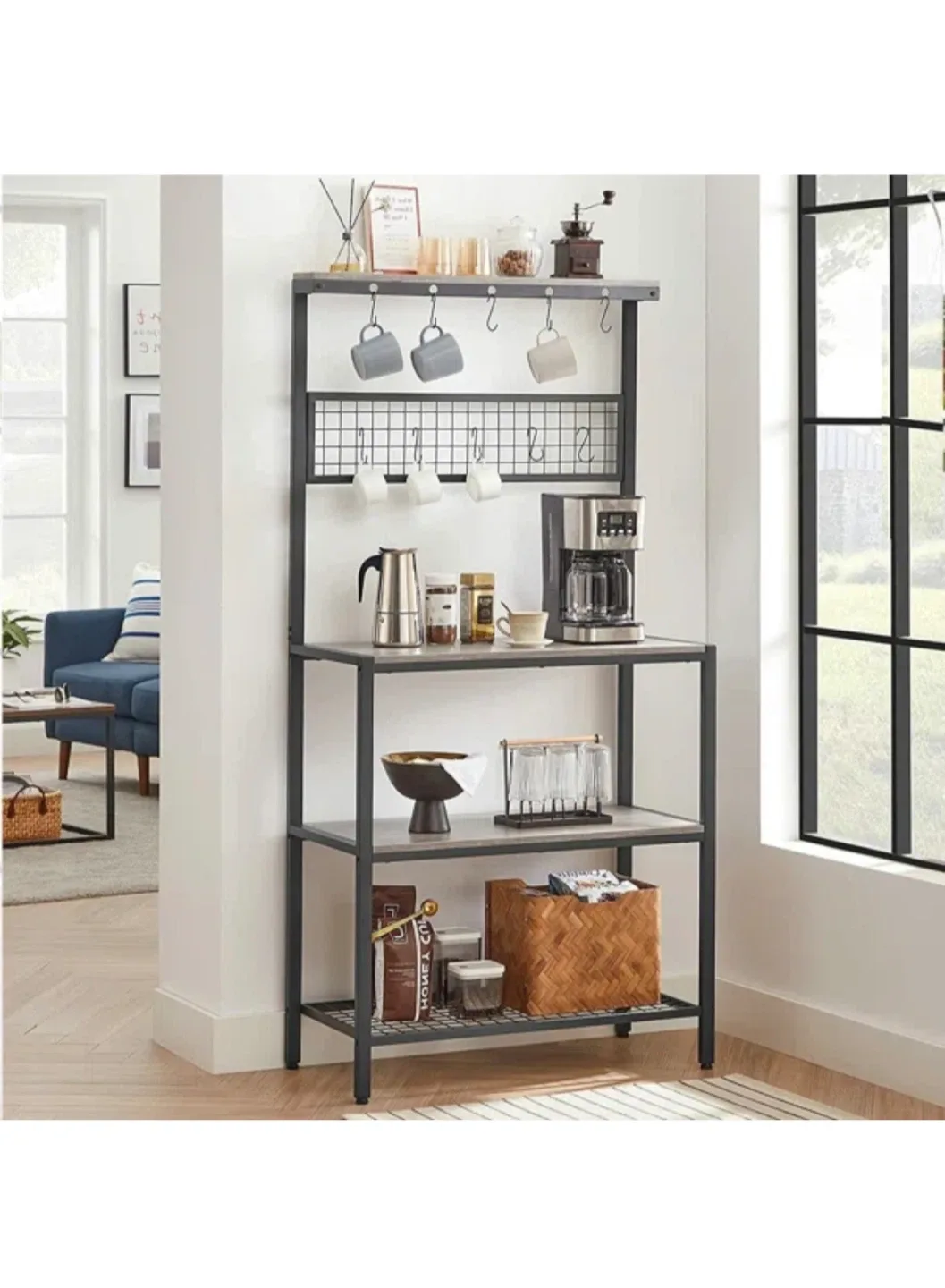 Kitchen - Thierry 33.1" Steel Standard Baker's Rack image indicator(3)