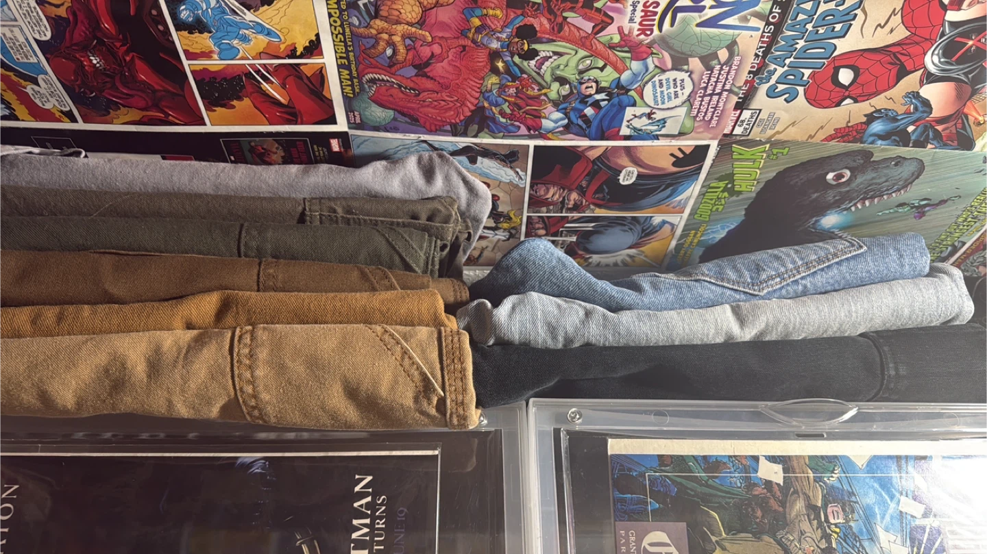 Assorted Folded Pants