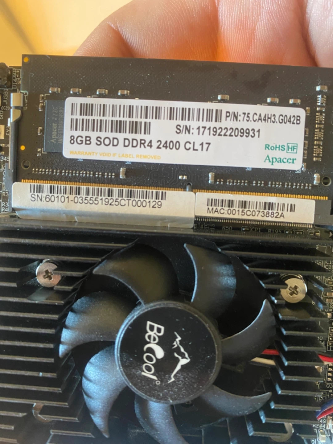 BeCool Mini PC Board with Hoopisk 256GB SSD & 8GB RAM - photo 3