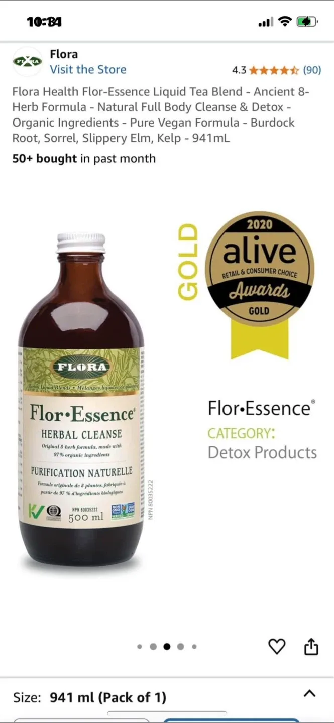 Flora Flor-Essence Herbal Cleanse - 941 mL image indicator(6)