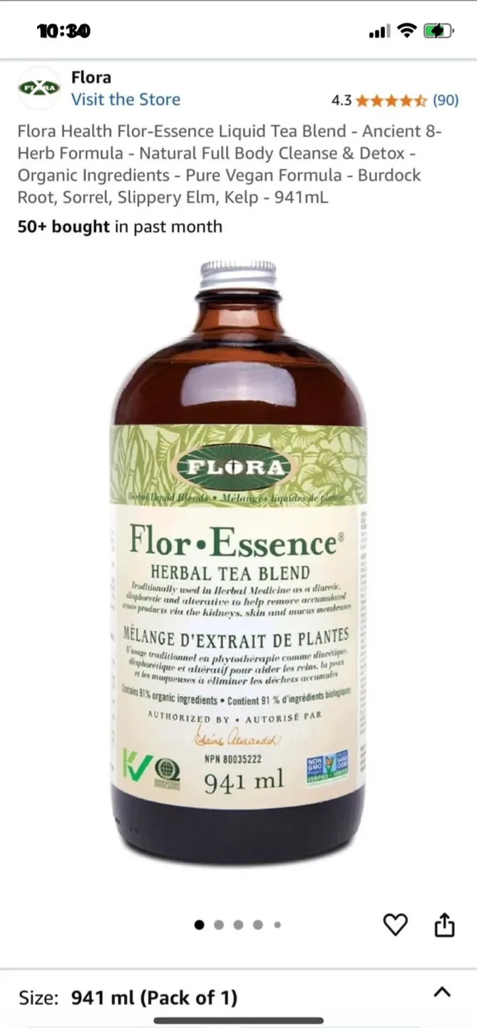 Flora Flor-Essence Herbal Cleanse - 941 mL image indicator(4)