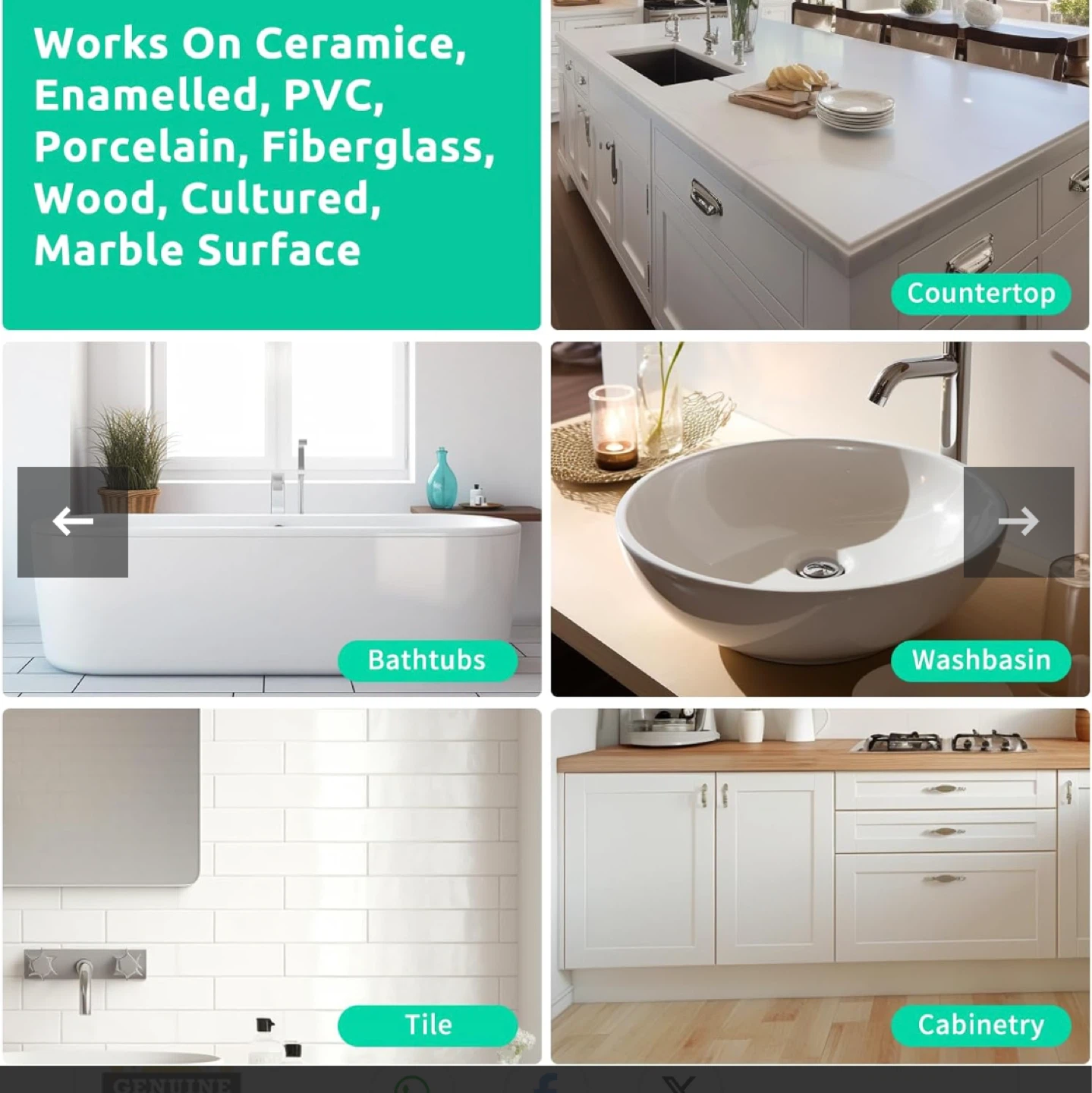 Jungarian Tub, Sink & Tile Refinishing Kit - photo 5