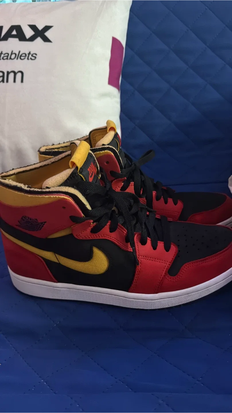 Air Jordan 1 Zoom Air CMFT Red/Black/Yellow image indicator(3)