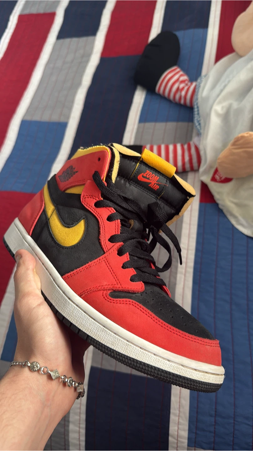 Air Jordan 1 Zoom Air CMFT Red/Black/Yellow