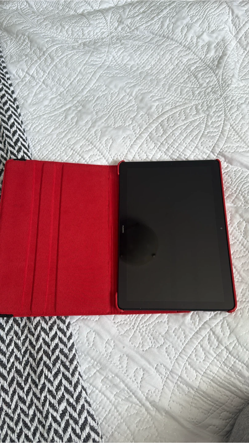 Huawei Tablet with Red Case BRAND NEW!!!