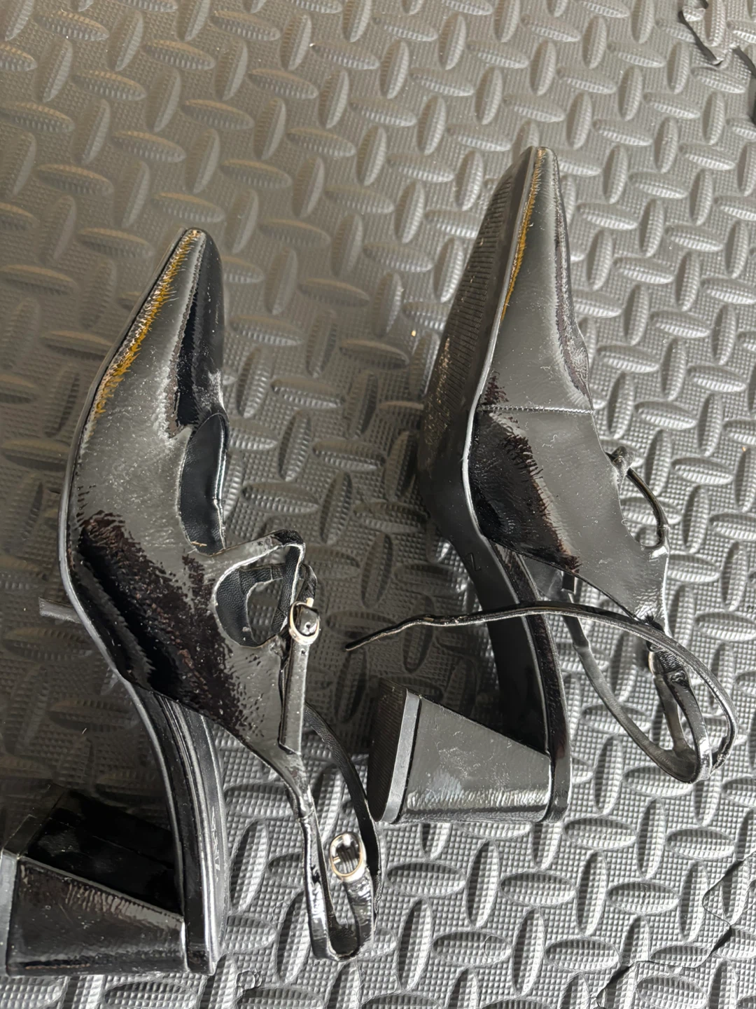Zara Black Patent Heels. Euro size 37 - photo 4