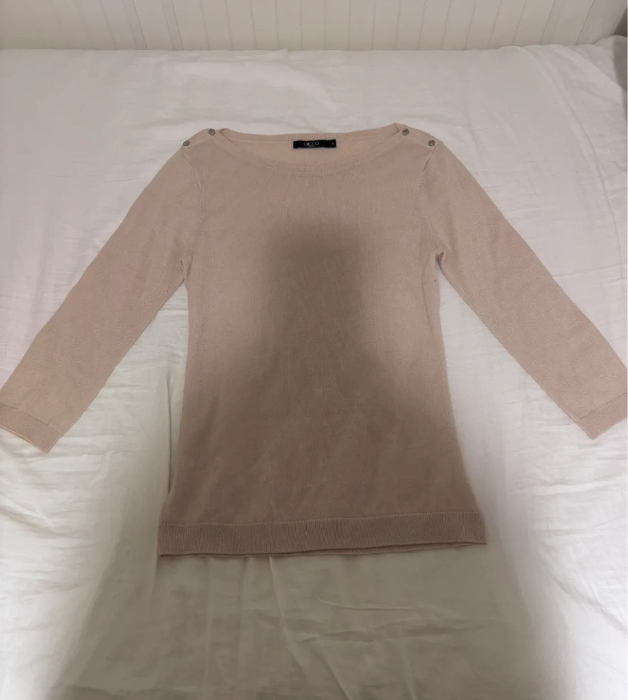 Boat Neck Knit Top thumbnail