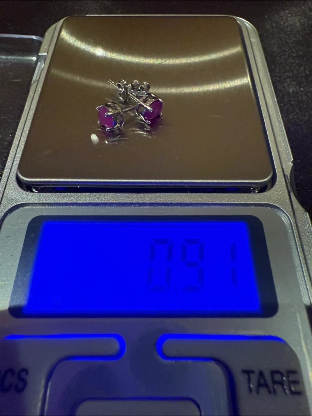 Ruby S925 Silver Earrings image indicator(3)