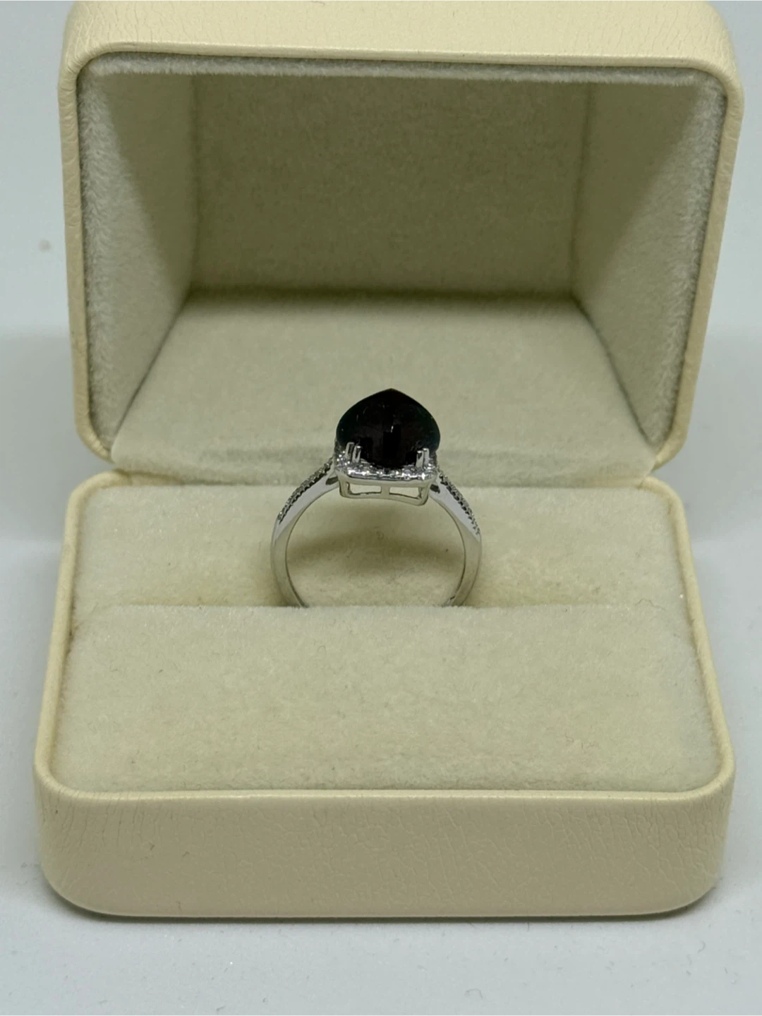 Red Garnet S925 Silver Ring - photo 2