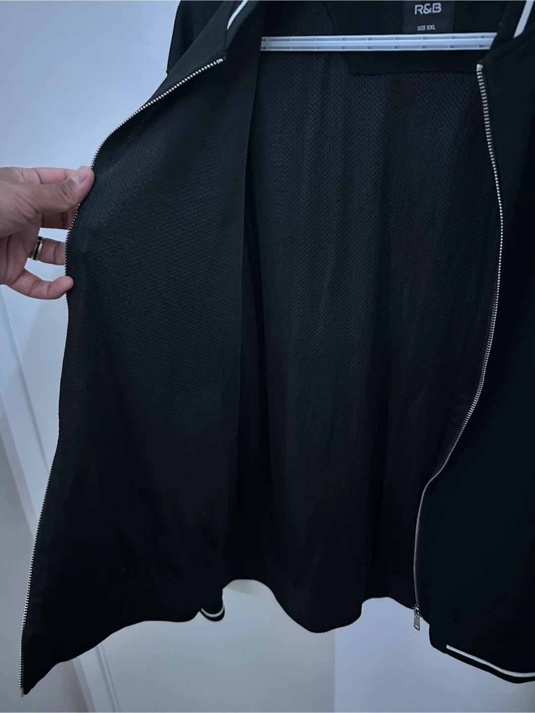 R&B Black XXL Bomber Jacket - photo 2