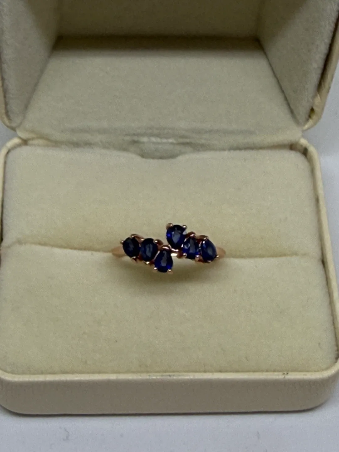 Blue Sapphire S925 Silver Ring thumbnail