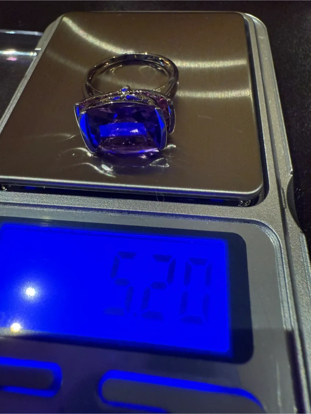 Royal Purple Amethyst S925 Silver Ring image indicator(3)