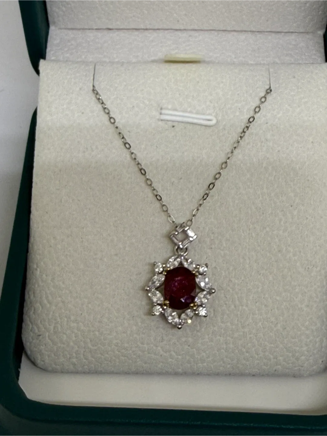 Pigeon Blood Natural Ruby S925 Pendant with Necklace - 1.80g thumbnail