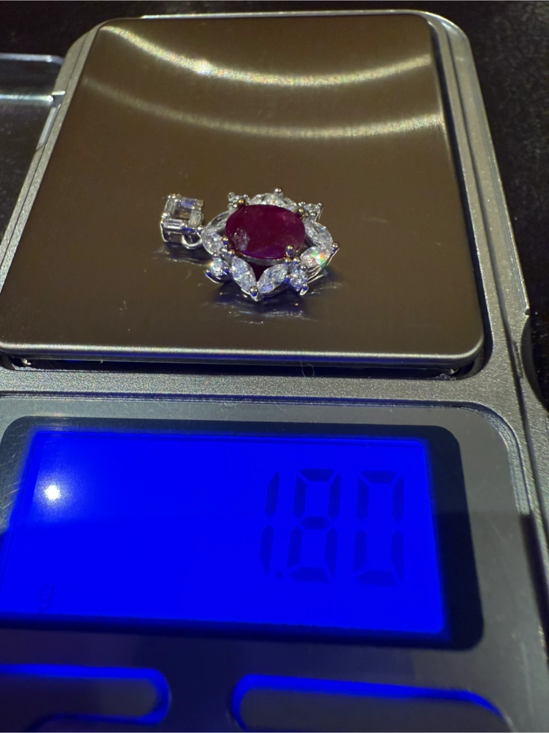 Pigeon Blood Natural Ruby S925 Pendant with Necklace - 1.80g - photo 2