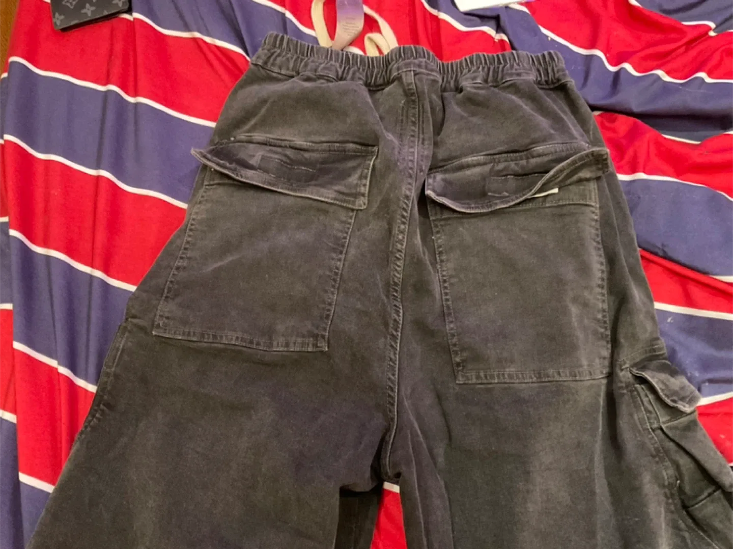 Rick Owens DRKSHDW Drawstring Cargo Pants image indicator(8)