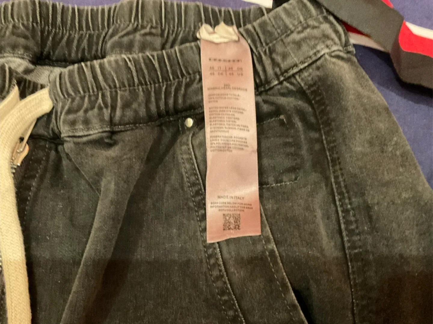 Rick Owens DRKSHDW Drawstring Cargo Pants image indicator(4)